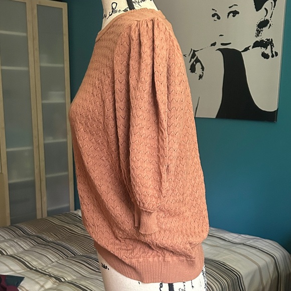 Textured Rust Sweater - Picture 3 of 7